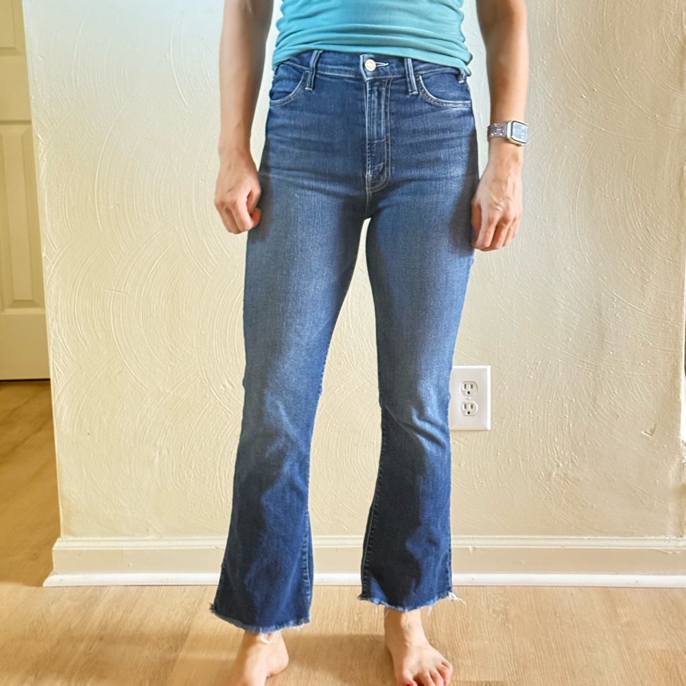 MOTHER The Hustler Ankle Fray - Size 25